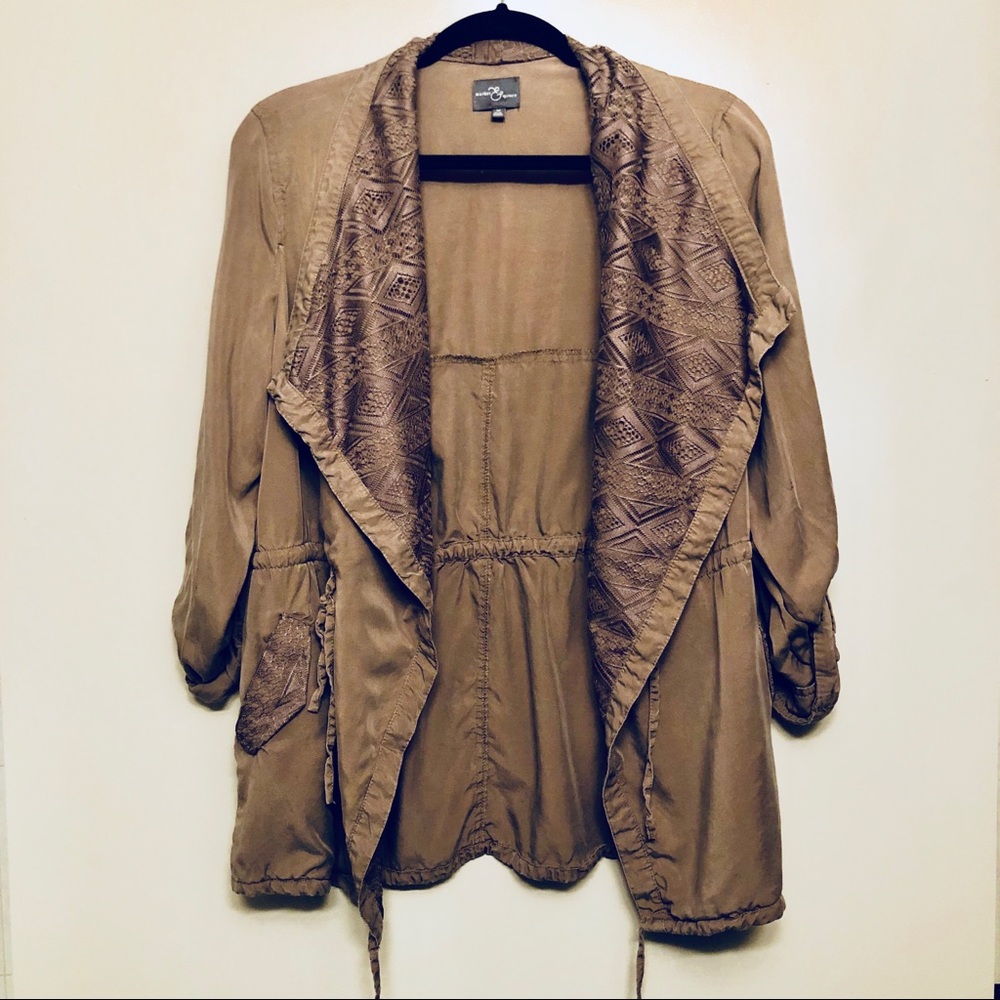 Aztec Print Lace Jacket